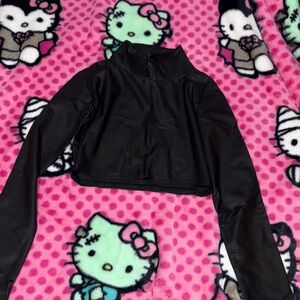 Black Kappa Long Sleeve Top